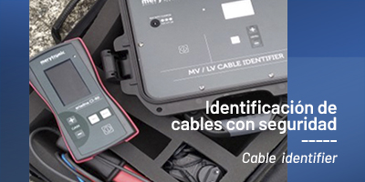 How to identify an energized cable safely?